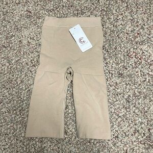 Shapeez high waist bum shaping nude shorts